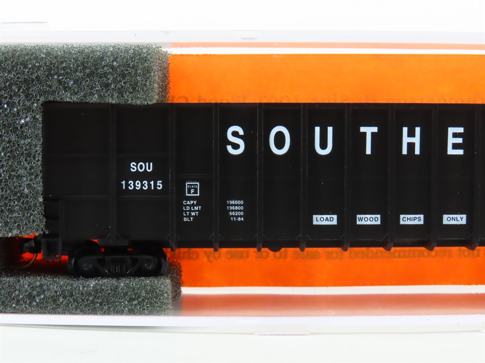 N Deluxe Innovations 10030 SOU Southern Railway Gunderson Woodchip Car #139315