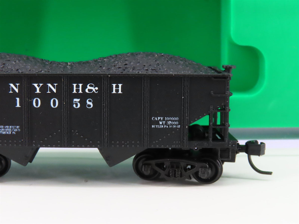 N Bowser 37646 NYNH&amp;H New York New Haven &amp; Hartford 2-Bay Hopper #10058 w/ Load