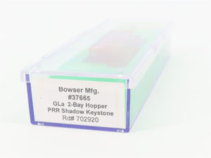 N Scale Bowser 37665 PRR Pennsylvania GLa 2-Bay Hopper #702920 w/ Load