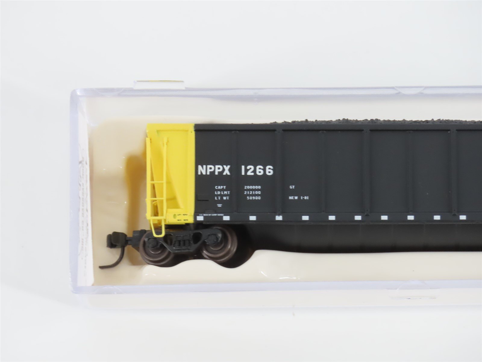 N Scale Atlas 43801-16 NPPX Nebraska Public Power Coalveyor #1266 w/ Load