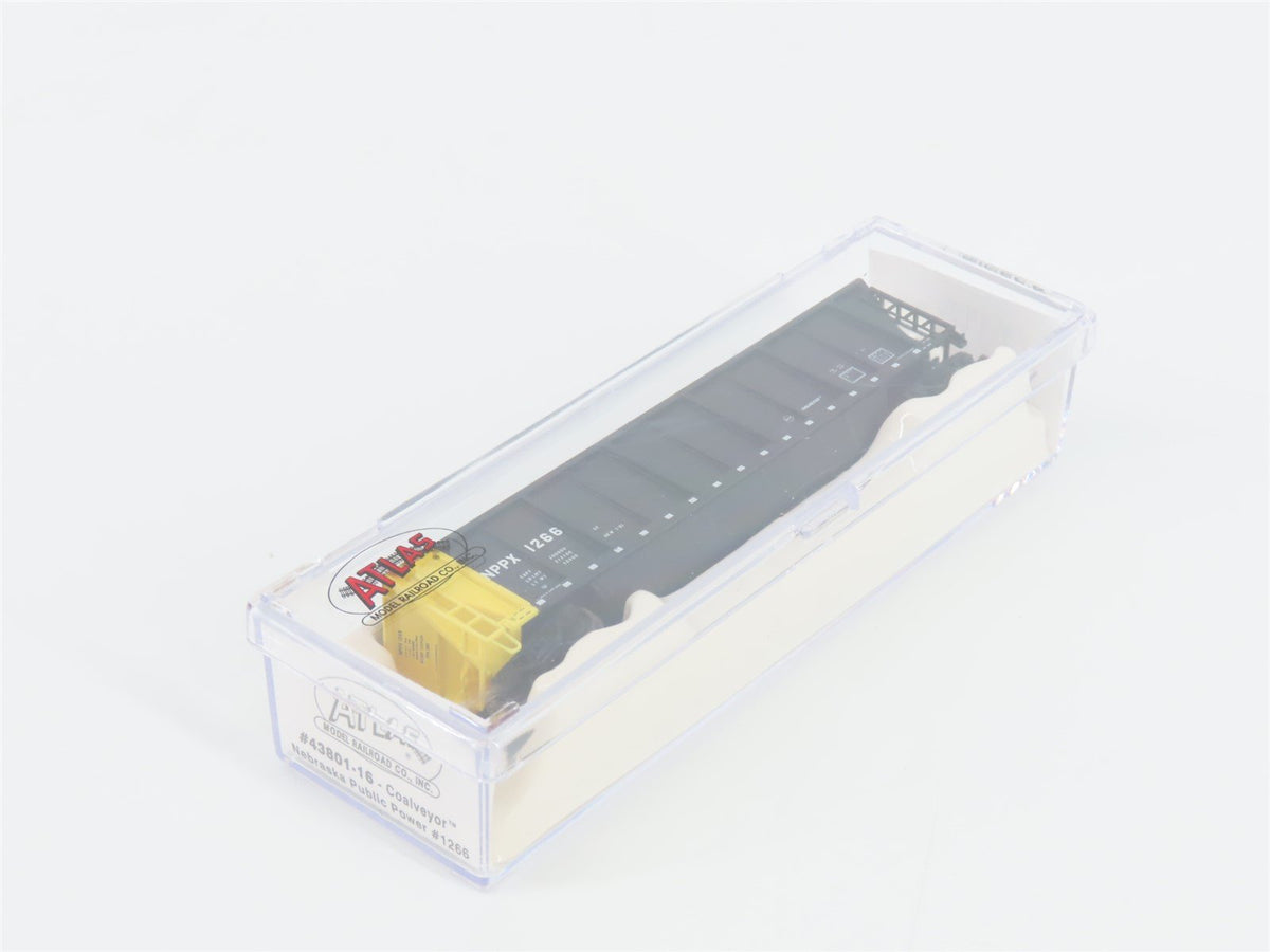 N Scale Atlas 43801-16 NPPX Nebraska Public Power Coalveyor #1266 w/ Load