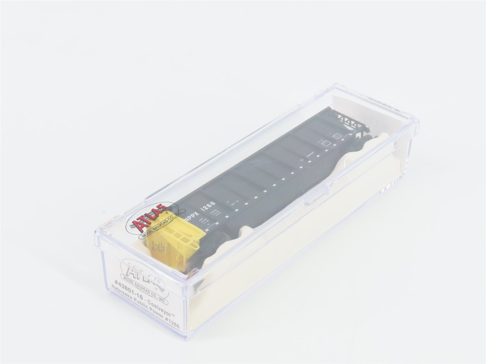 N Scale Atlas 43801-16 NPPX Nebraska Public Power Coalveyor #1266 w/ Load