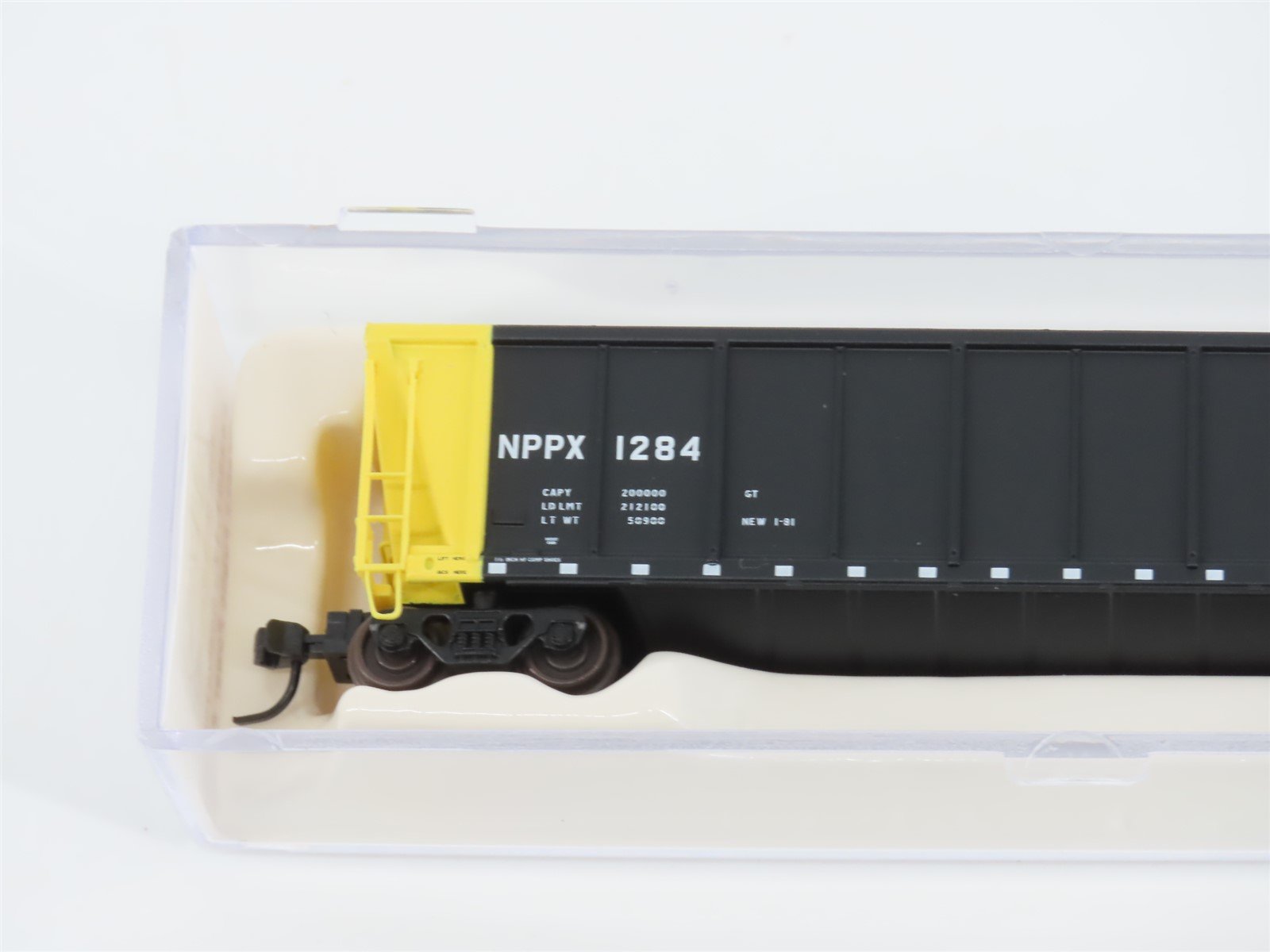 N Scale Atlas 43801-17 NPPX Nebraska Public Power Coalveyor #1284 w/ Load