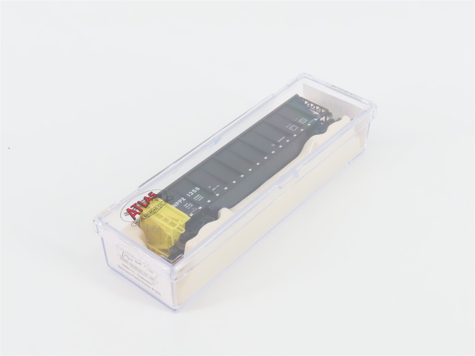 N Scale Atlas 43801-11 NPPX Nebraska Public Power Coalveyor #1356 w/ Load