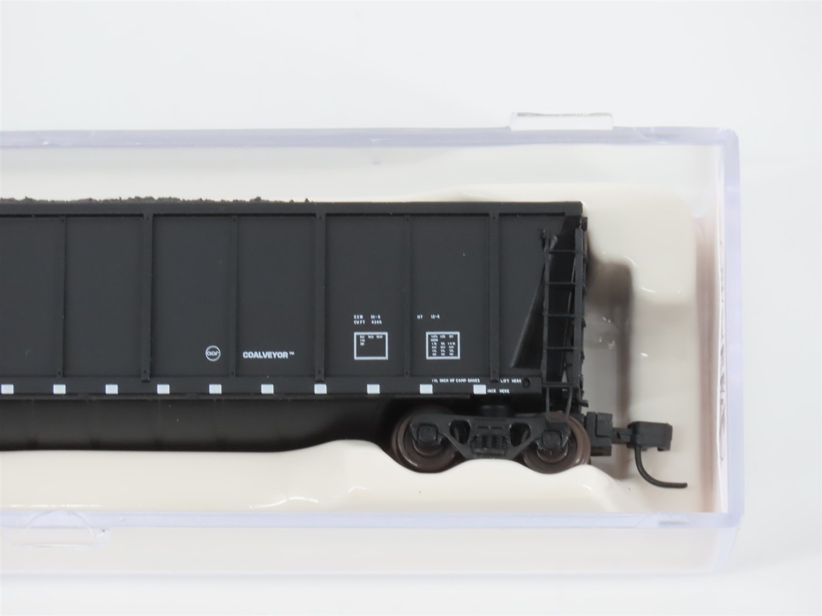 N Scale Atlas 43801-12 NPPX Nebraska Public Power Coalveyor #1372 w/ Load