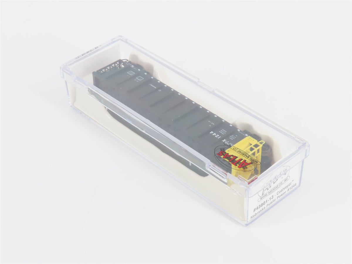 N Scale Atlas 43801-13 NPPX Nebraska Public Power Coalveyor #1244 w/ Load