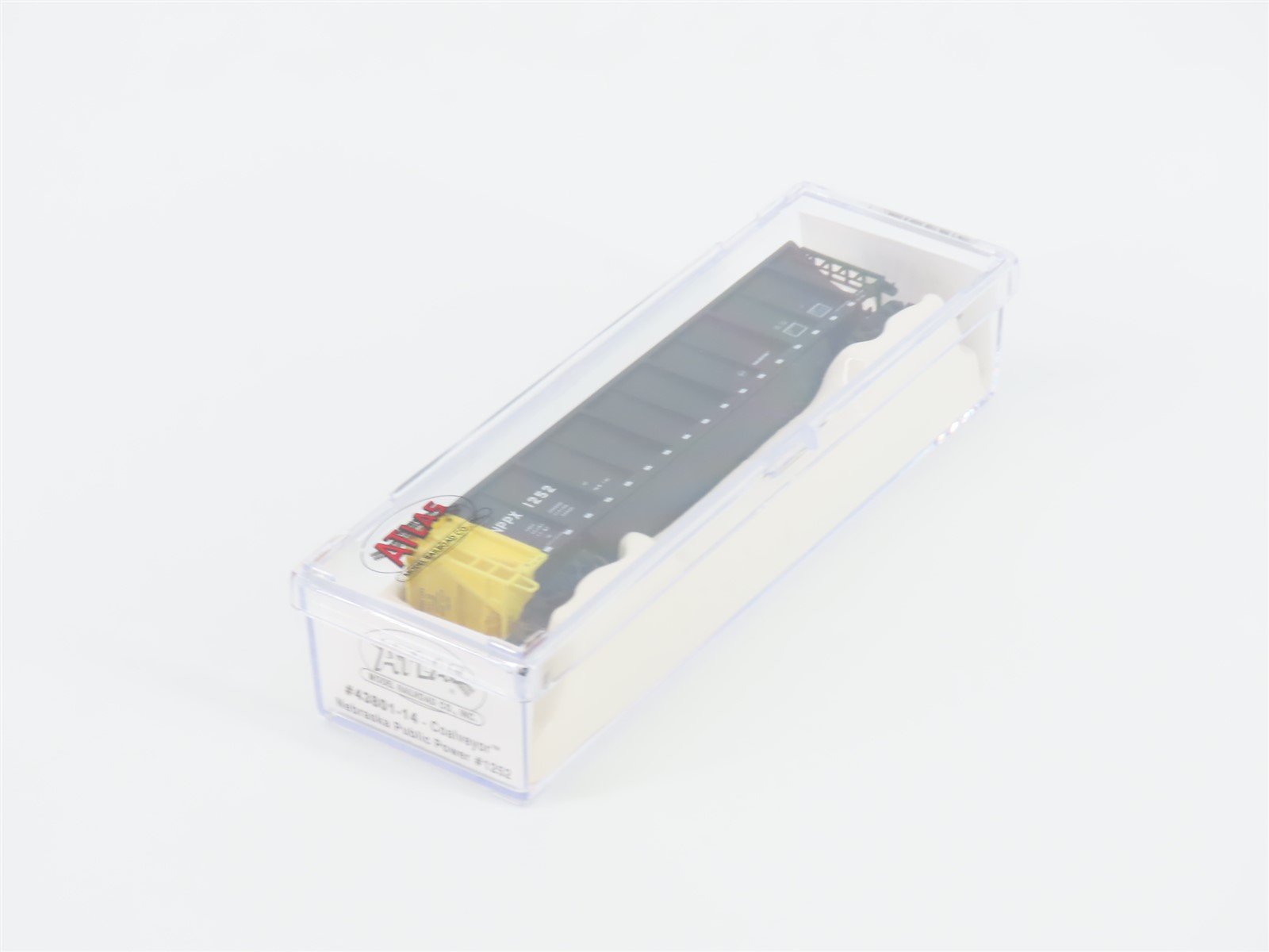 N Scale Atlas 43801-14 NPPX Nebraska Public Power Coalveyor #1252 w/ Load