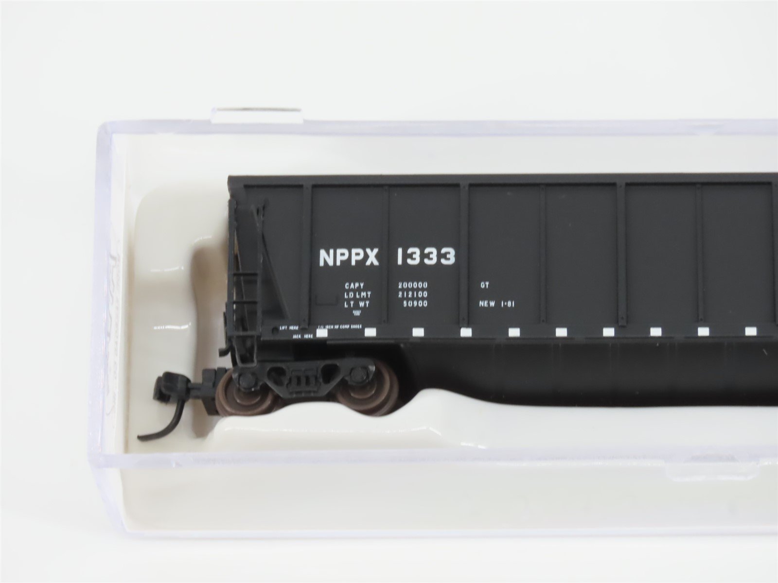 N Scale Atlas 43801-35 NPPX Nebraska Public Power Coalveyor #1333 w/ Load