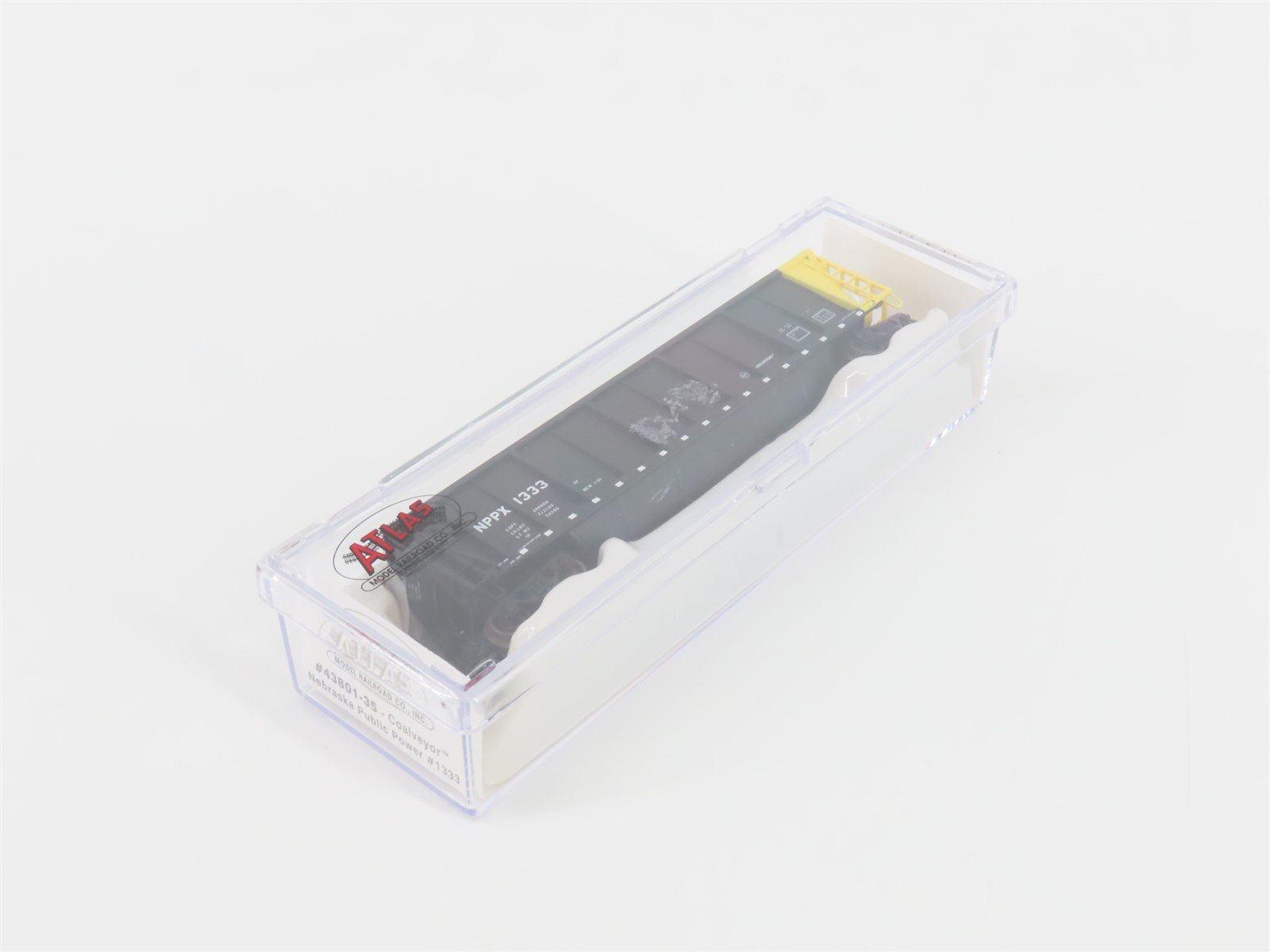 N Scale Atlas 43801-35 NPPX Nebraska Public Power Coalveyor #1333 w/ Load