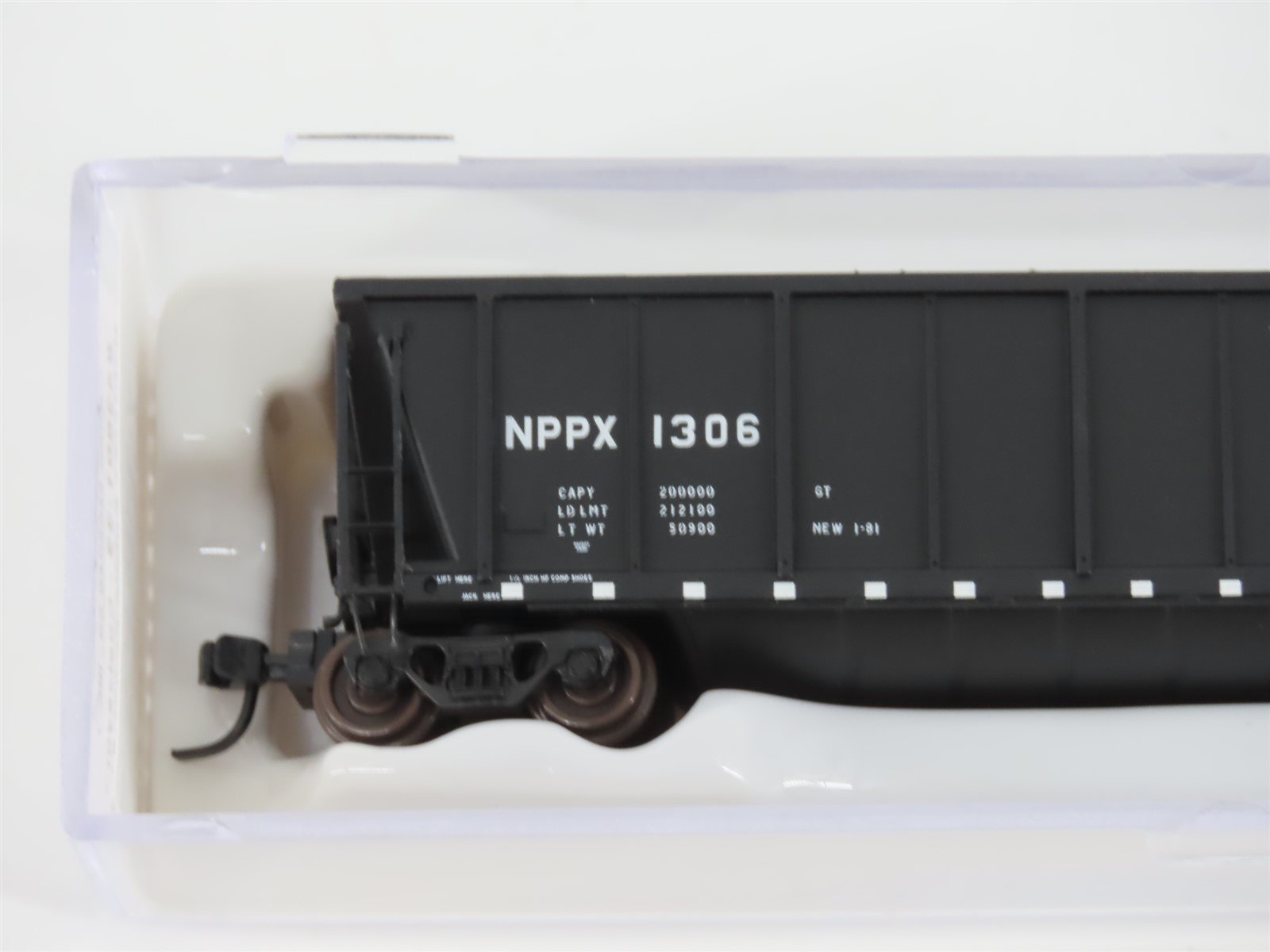 N Scale Atlas 43801-33 NPPX Nebraska Public Power Coalveyor #1306 w/ Load