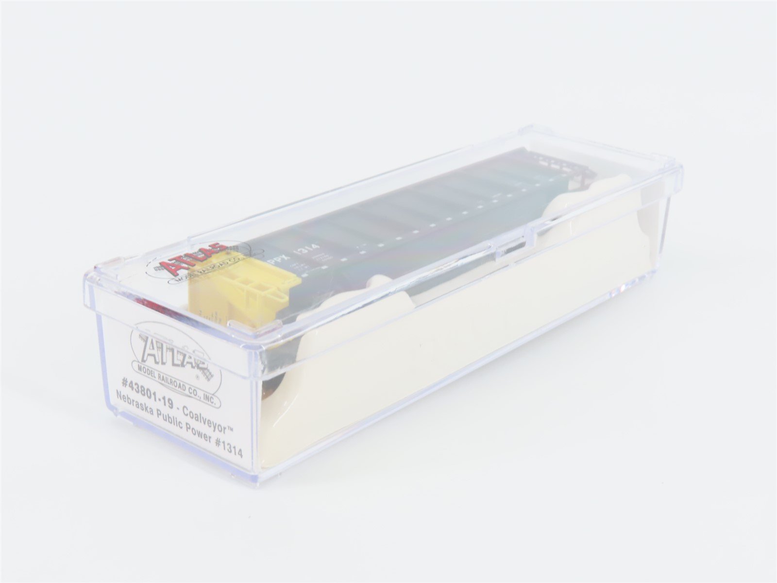 N Scale Atlas 43801-19 NPPX Nebraska Public Power Coalveyor #1314 w/ Load