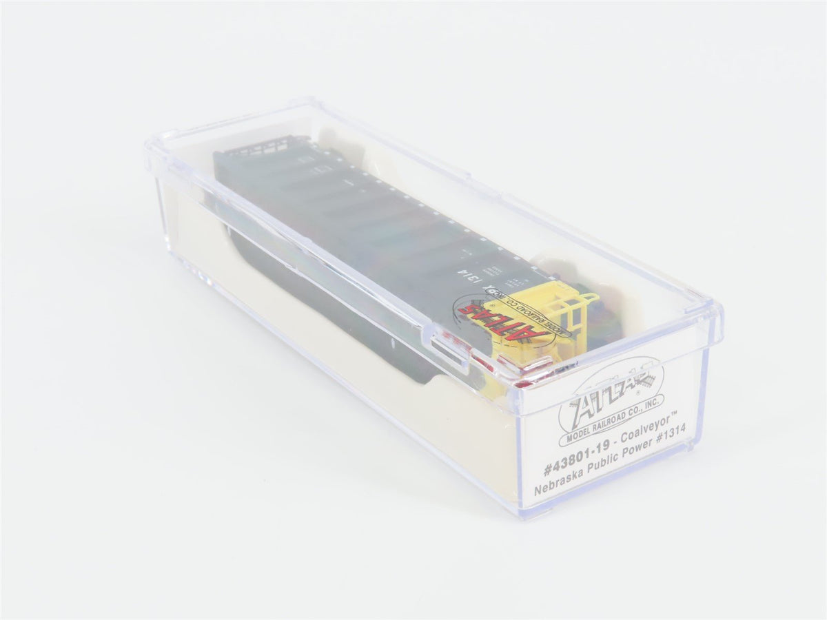 N Scale Atlas 43801-19 NPPX Nebraska Public Power Coalveyor #1314 w/ Load