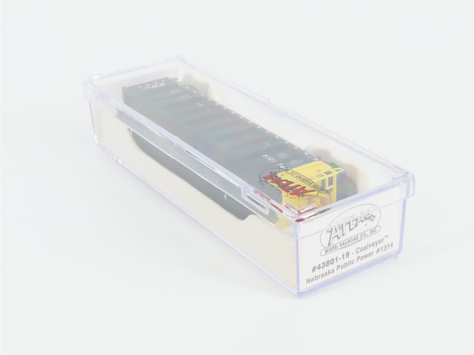 N Scale Atlas 43801-19 NPPX Nebraska Public Power Coalveyor #1314 w/ Load