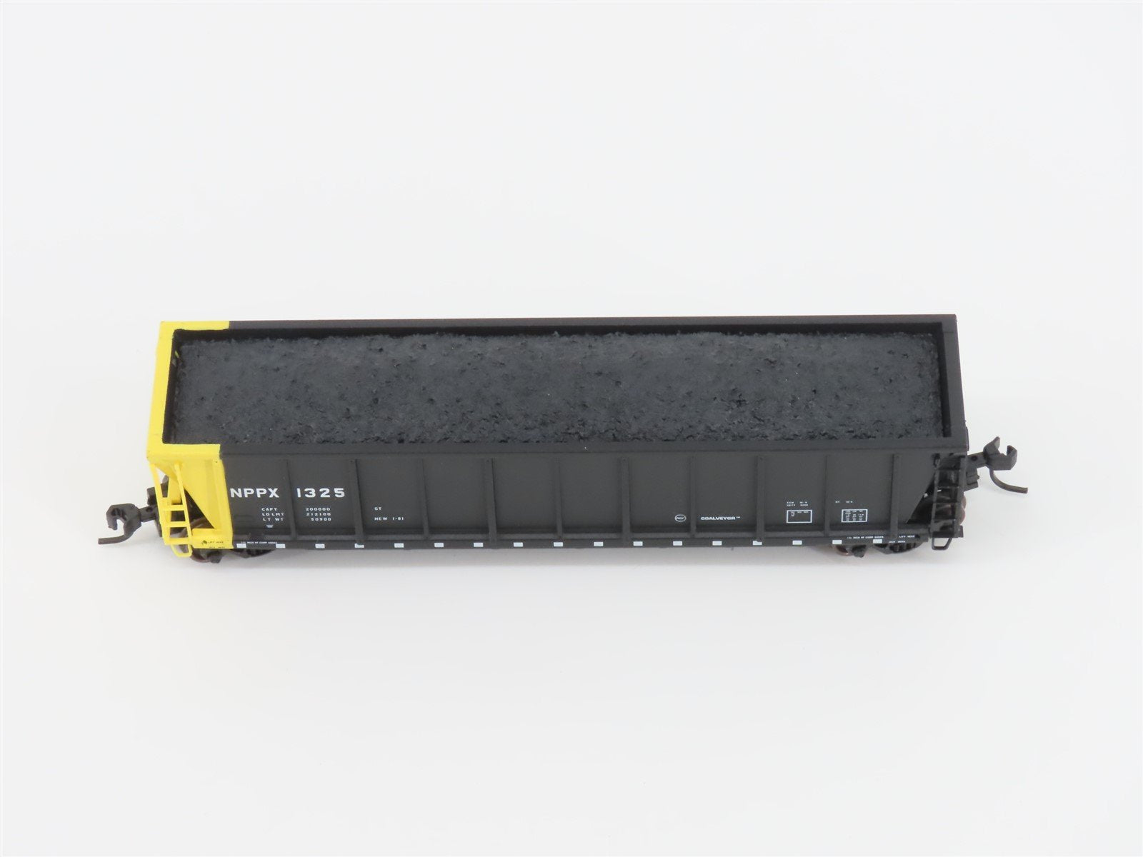 N Scale Atlas 43801-20 NPPX Nebraska Public Power Coalveyor #1325 w/ Load