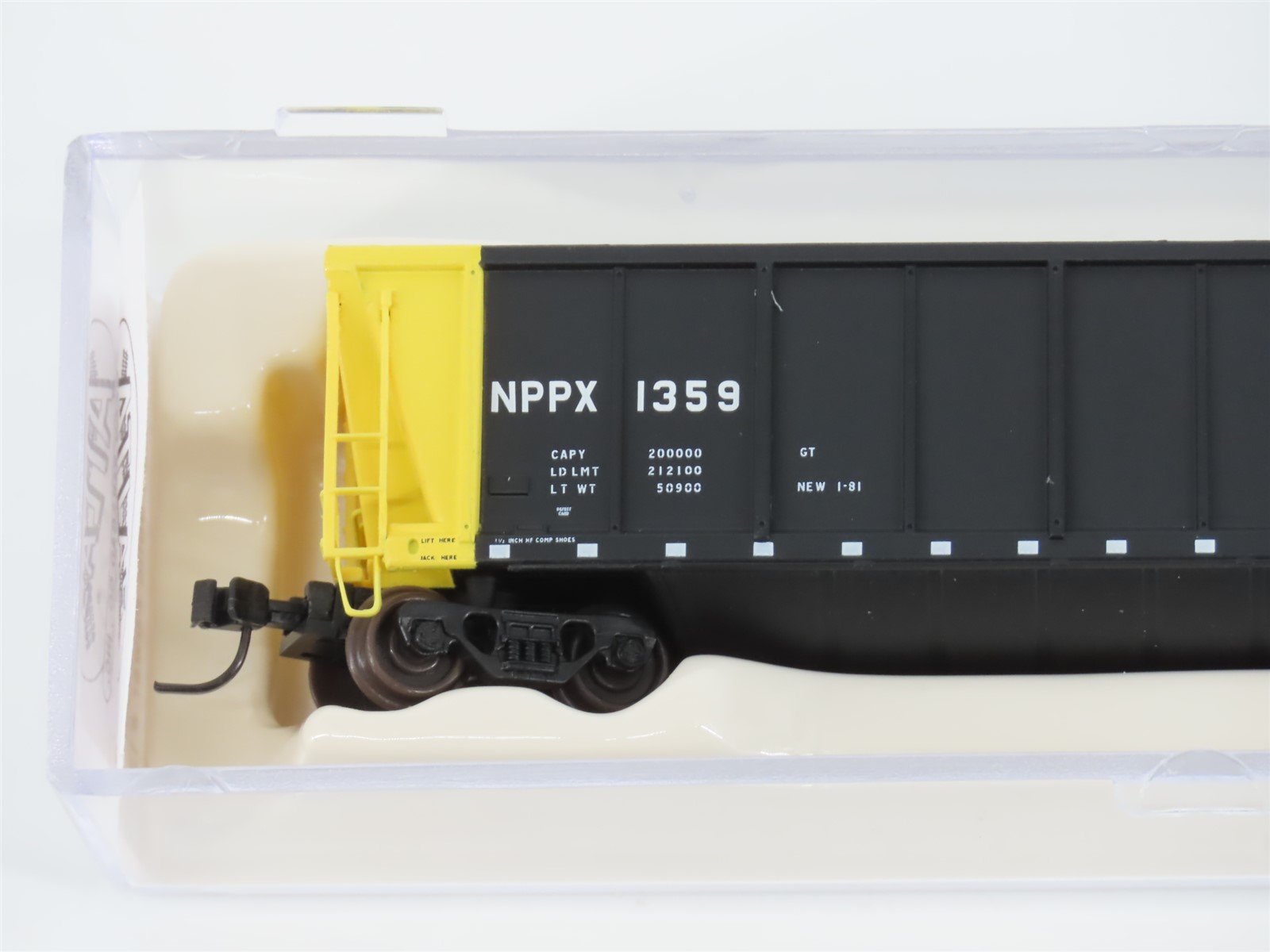 N Scale Atlas 43801-23 NPPX Nebraska Public Power Coalveyor #1359 w/ Load