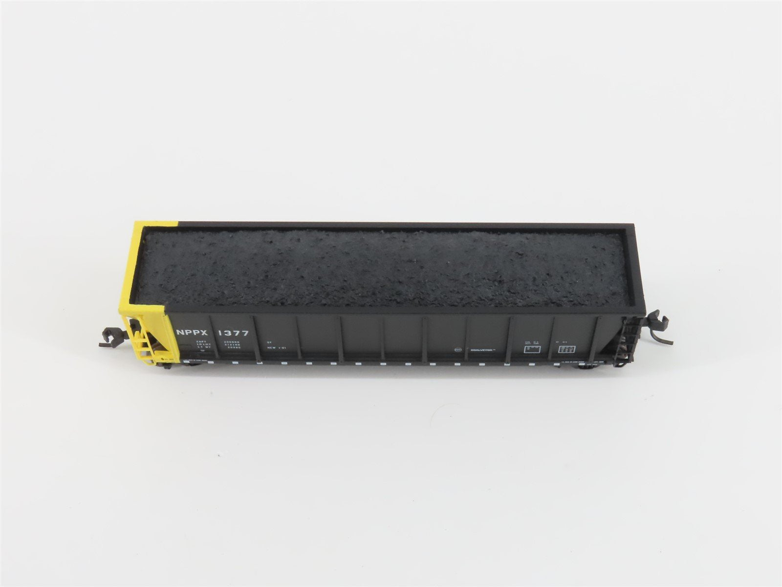 N Scale Atlas 43801-24 NPPX Nebraska Public Power Coalveyor #1377 w/ Load