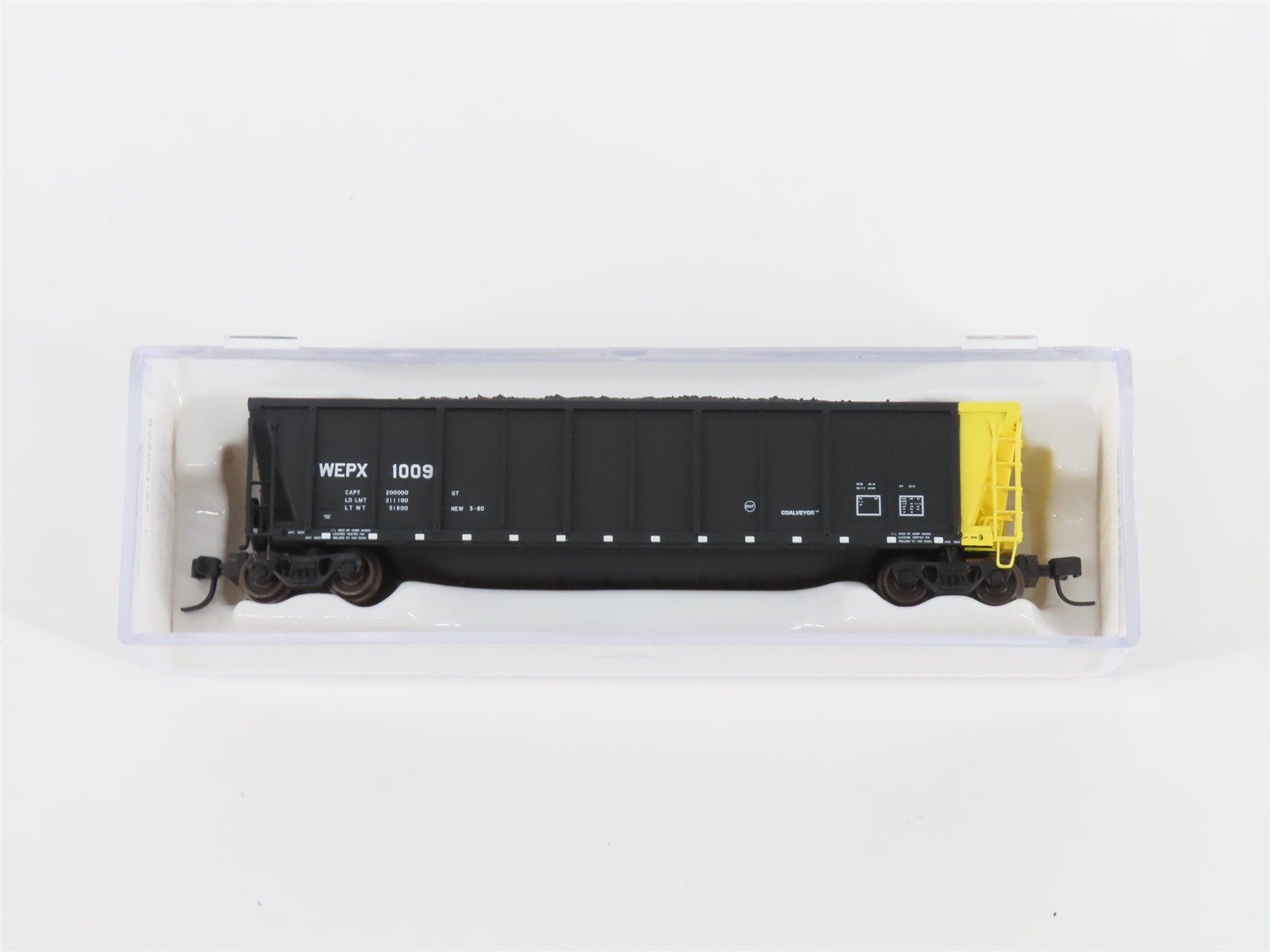 N Scale Atlas 43807-33 WEPX Wisconsin Electric Power Co. Coalveyor #1009 w/ Load