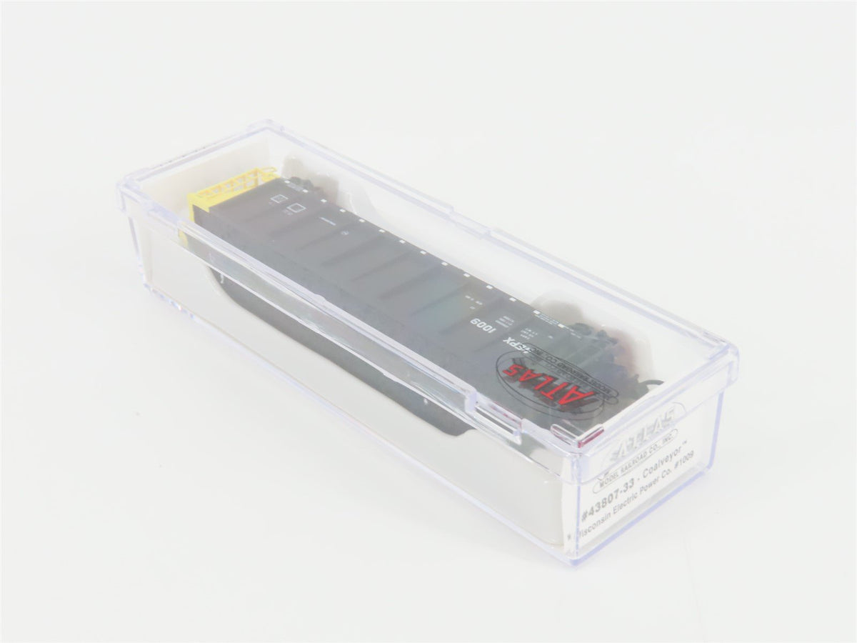 N Scale Atlas 43807-33 WEPX Wisconsin Electric Power Co. Coalveyor #1009 w/ Load