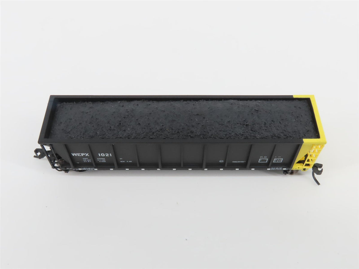 N Scale Atlas 43807-35 WEPX Wisconsin Electric Power Co. Coalveyor #1021 w/ Load