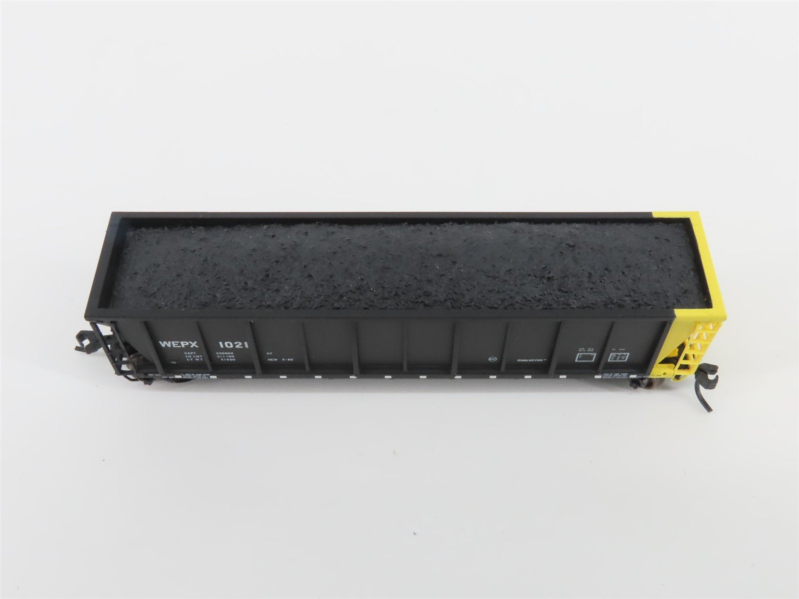 N Scale Atlas 43807-35 WEPX Wisconsin Electric Power Co. Coalveyor #1021 w/ Load