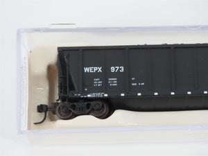 N Scale Atlas 43807-16 WEPX Wisconsin Electric Power Coalveyor #973 w/ Load