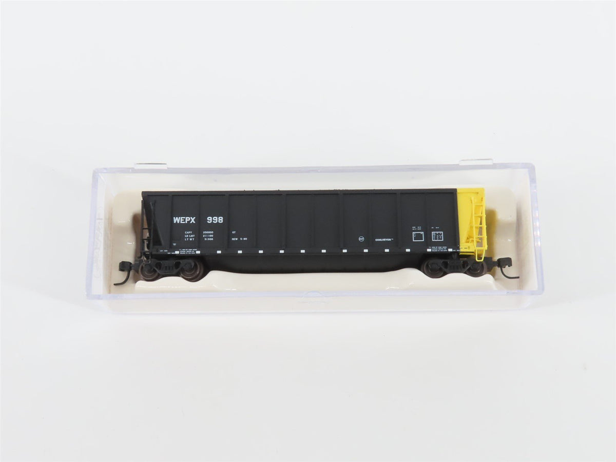 N Scale Atlas 43807-19 WEPX Wisconsin Electric Power Coalveyor #998 w/ Load