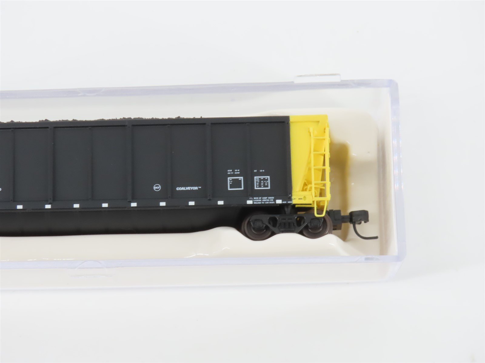 N Scale Atlas 43807-19 WEPX Wisconsin Electric Power Coalveyor #998 w/ Load