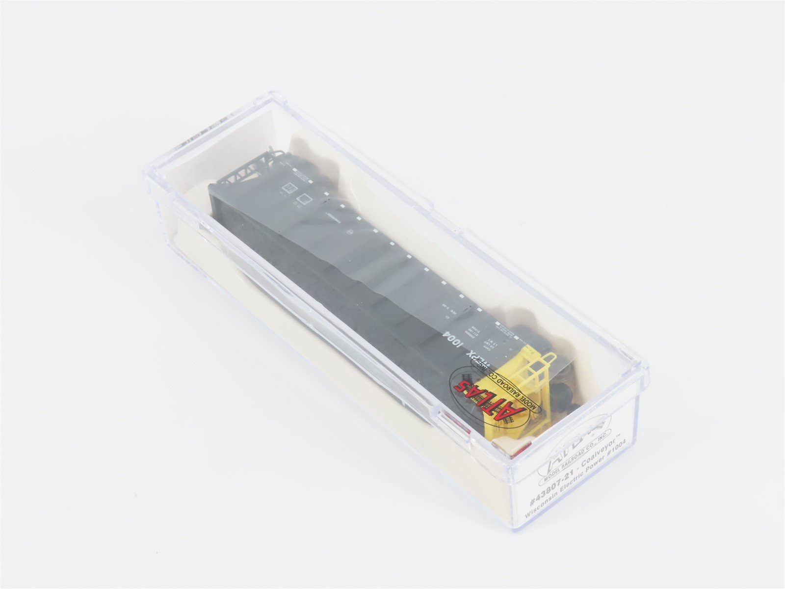 N Scale Atlas 43807-21 WEPX Wisconsin Electric Power Coalveyor #1004 w/ Load