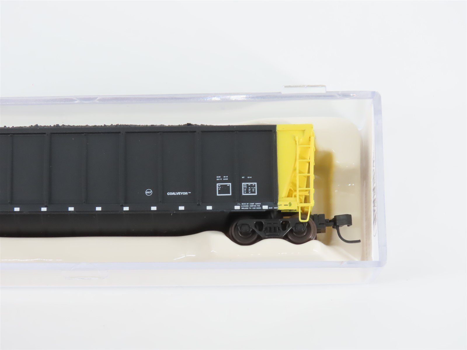 N Scale Atlas 43807-24 WEPX Wisconsin Electric Power Coalveyor #1033 w/ Load