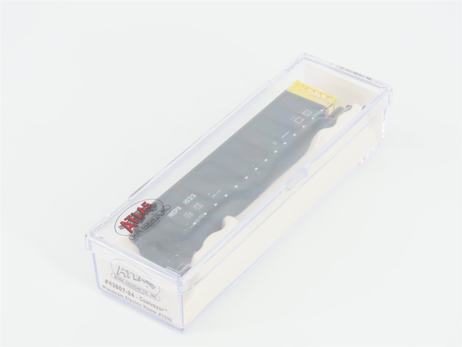 N Scale Atlas 43807-24 WEPX Wisconsin Electric Power Coalveyor #1033 w/ Load