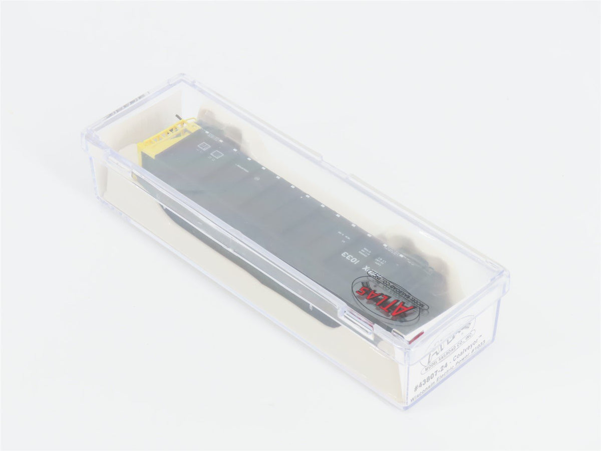 N Scale Atlas 43807-24 WEPX Wisconsin Electric Power Coalveyor #1033 w/ Load