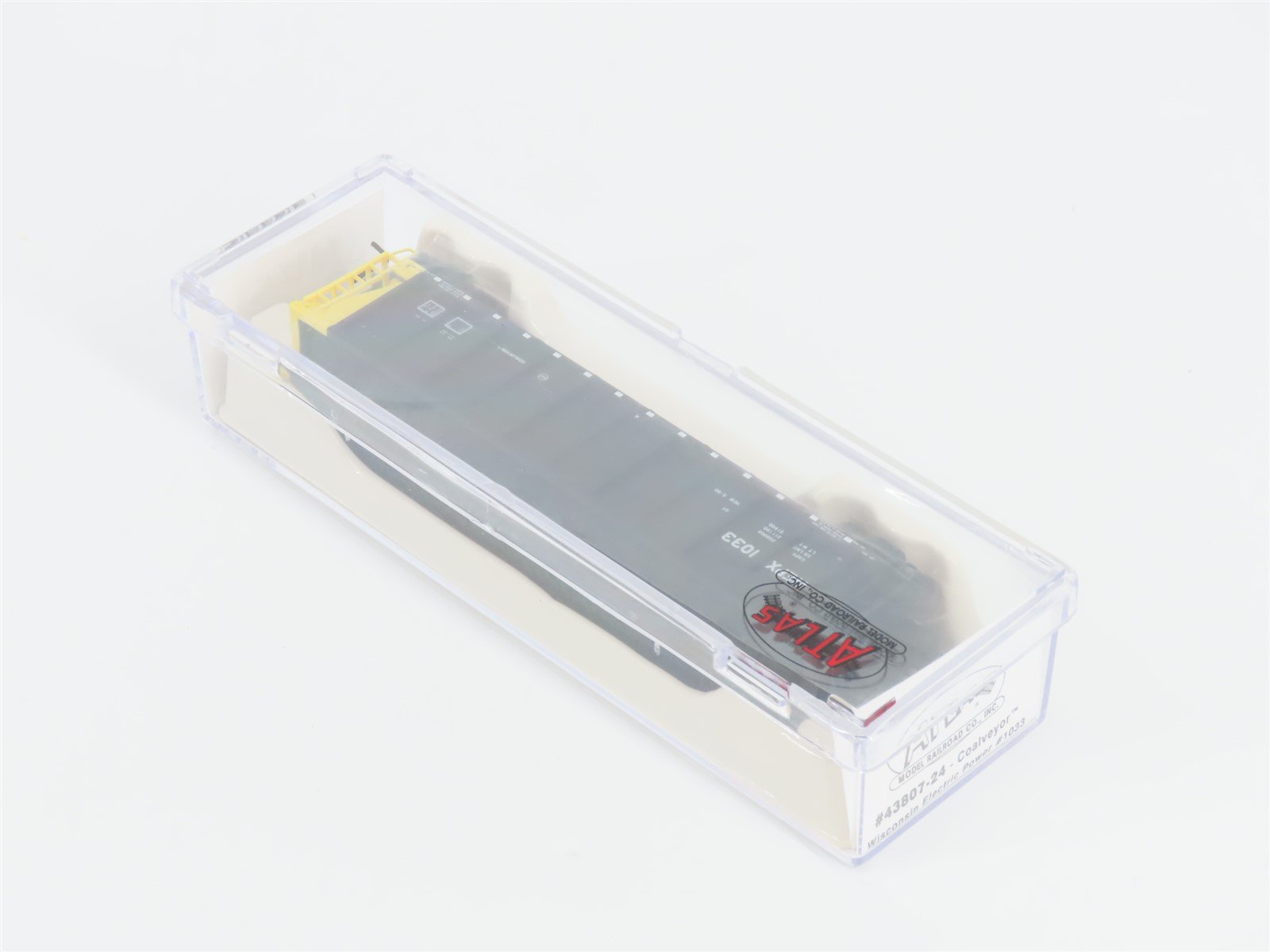 N Scale Atlas 43807-24 WEPX Wisconsin Electric Power Coalveyor #1033 w/ Load