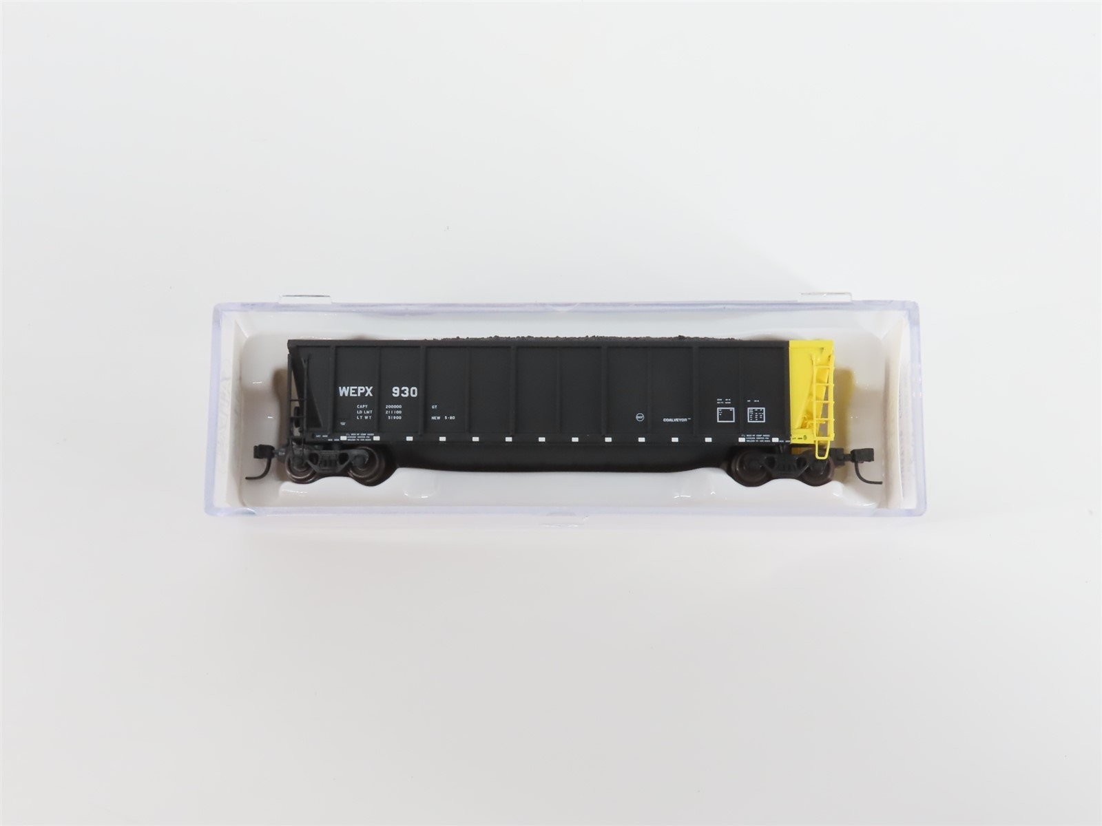 N Scale Atlas 43807-25 WEPX Wisconsin Electric Power Co. Coalveyor #930 w/ Load