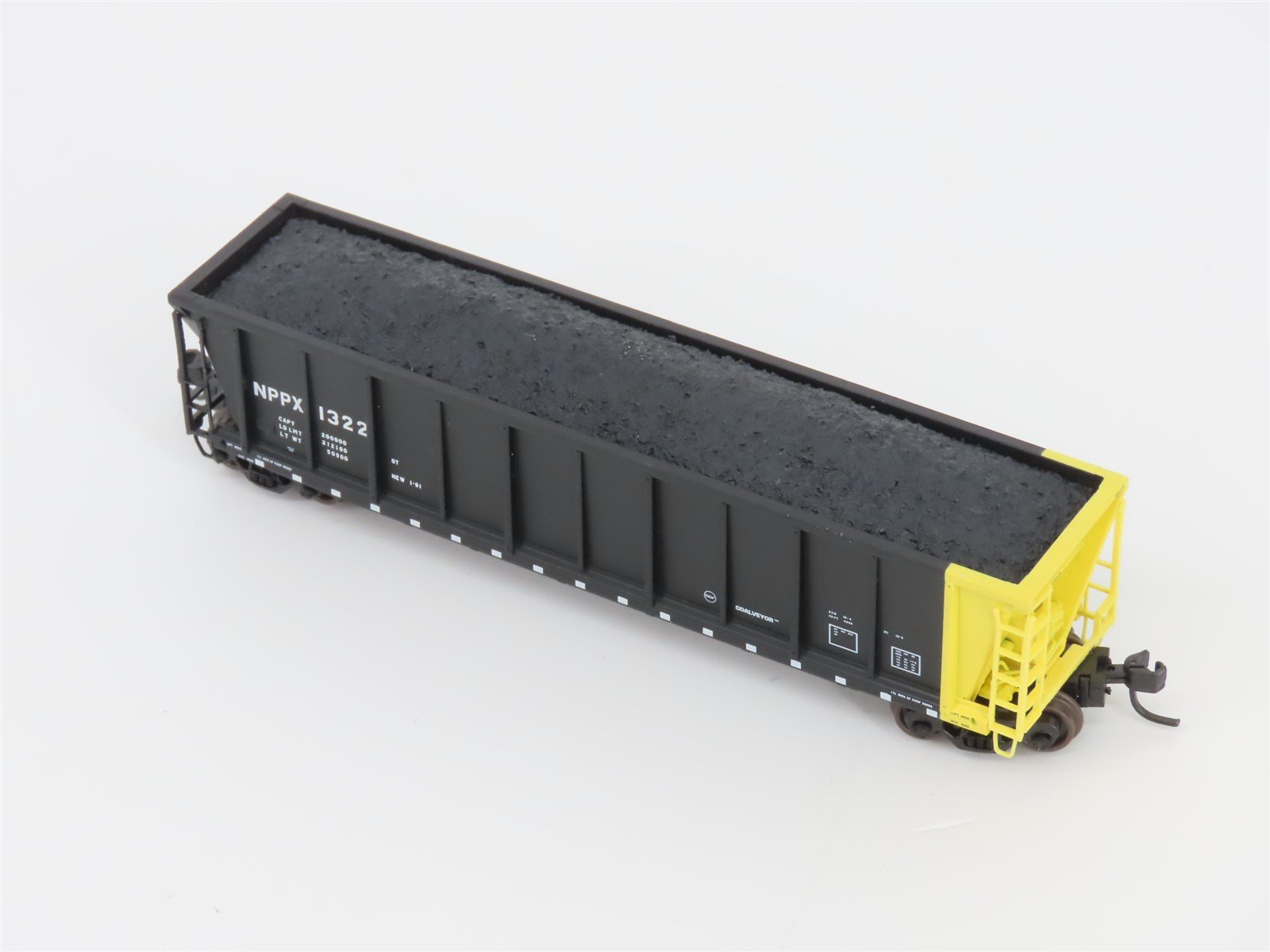 N Scale Atlas 43801-7 NPPX Nebraska Public Power Coalveyor #1322 w/ Load