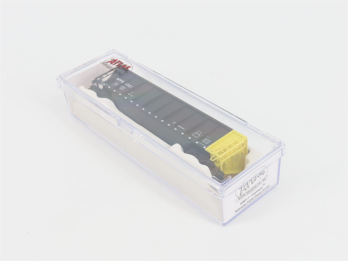 N Scale Atlas 43801-7 NPPX Nebraska Public Power Coalveyor #1322 w/ Load