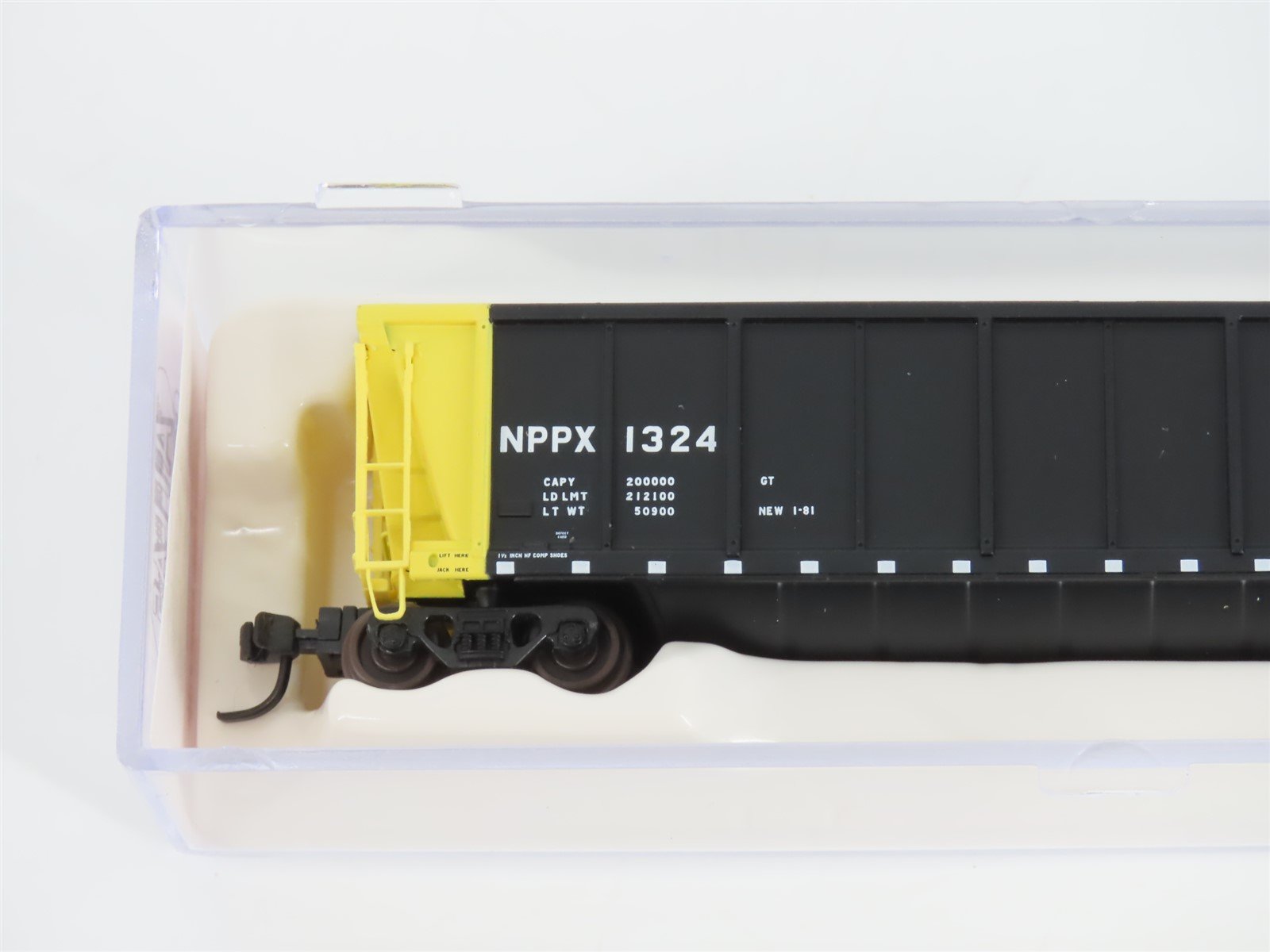 N Scale Atlas 43801-8 NPPX Nebraska Public Power Coalveyor #1324 w/ Load