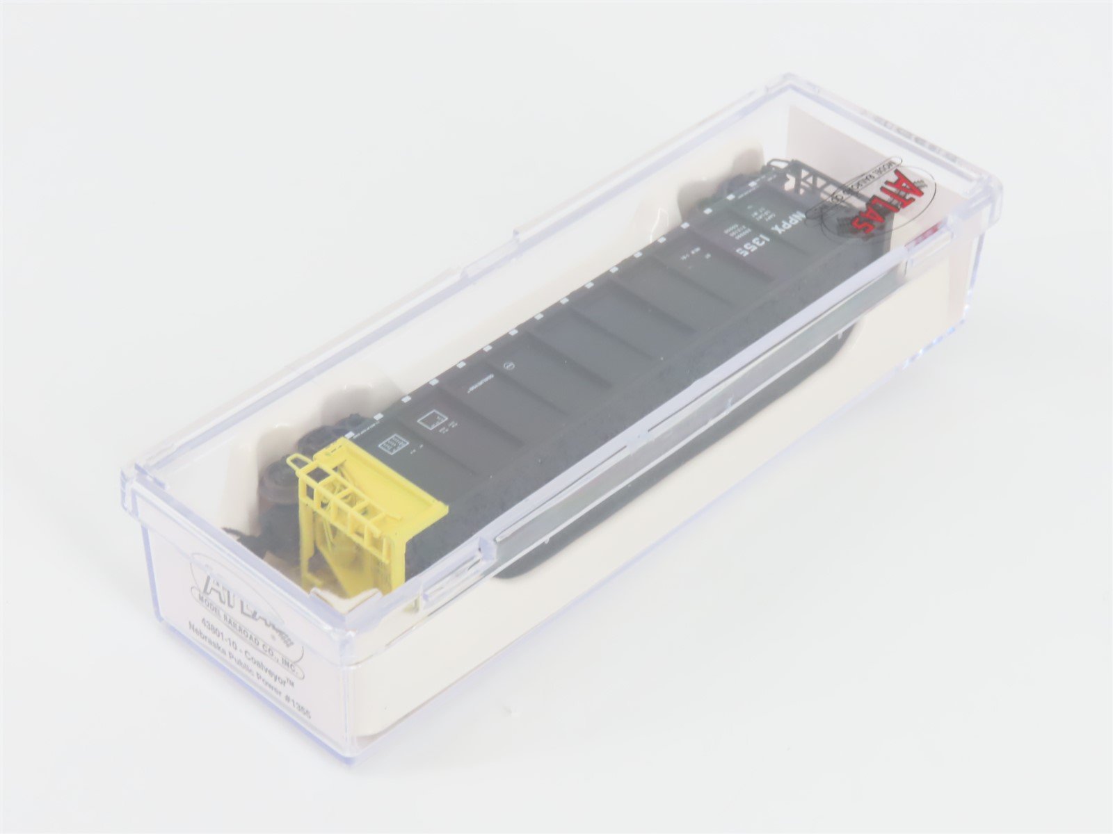 N Scale Atlas 43801-10 NPPX Nebraska Public Power Coalveyor #1355 w/ Load