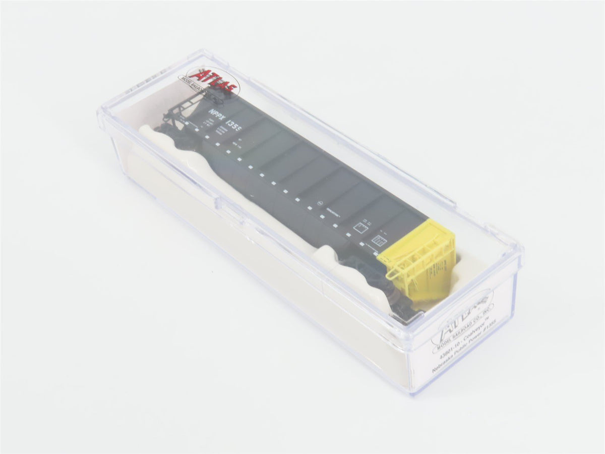 N Scale Atlas 43801-10 NPPX Nebraska Public Power Coalveyor #1355 w/ Load