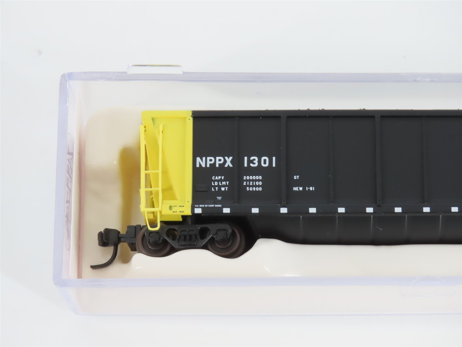 N Scale Atlas 43801-6 NPPX Nebraska Public Power Coalveyor #1301 w/ Load