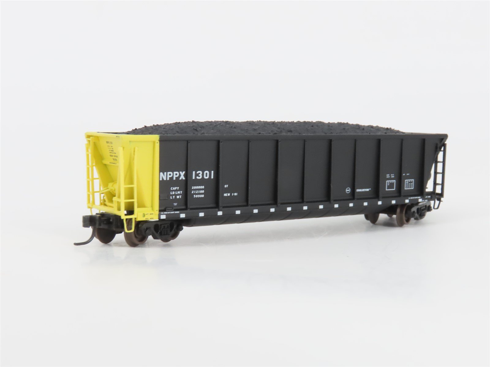 N Scale Atlas 43801-6 NPPX Nebraska Public Power Coalveyor #1301 w/ Load