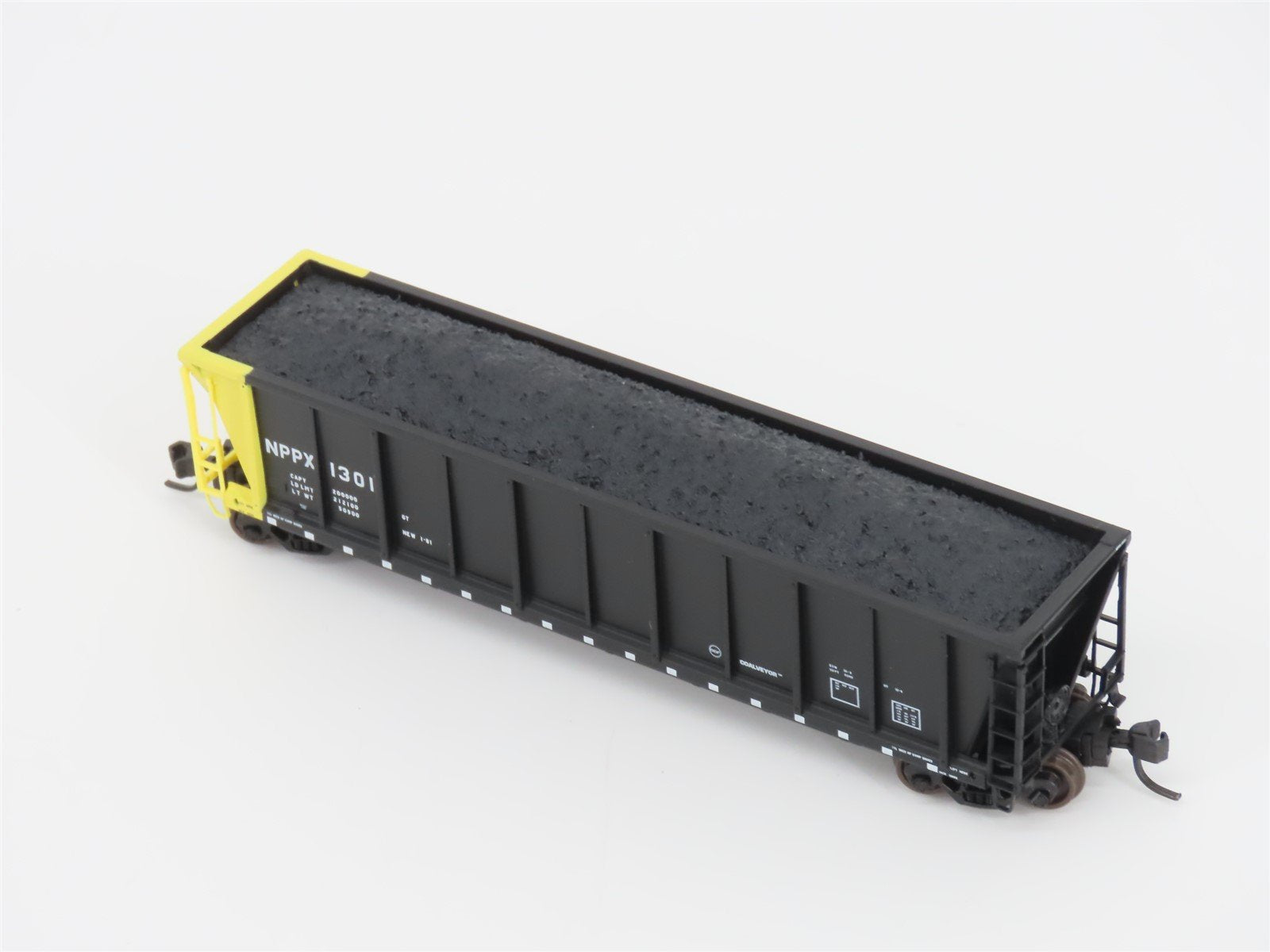 N Scale Atlas 43801-6 NPPX Nebraska Public Power Coalveyor #1301 w/ Load