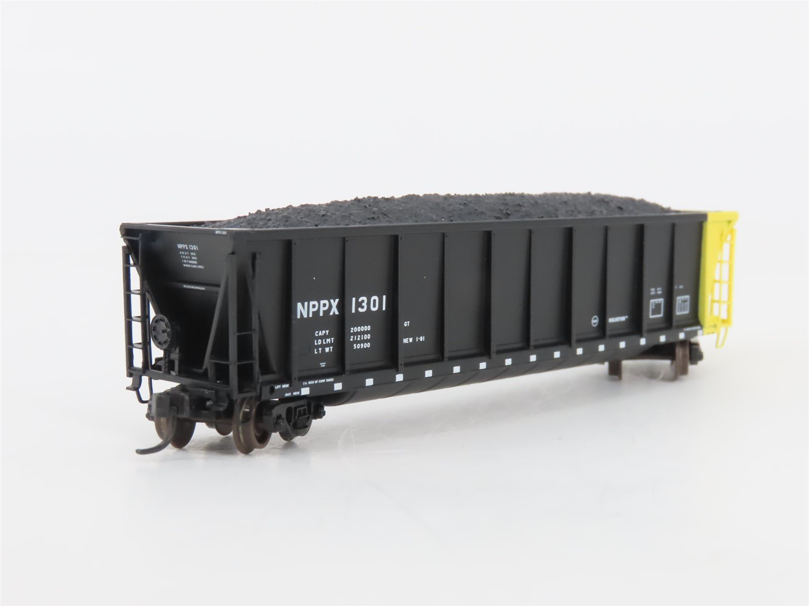 N Scale Atlas 43801-6 NPPX Nebraska Public Power Coalveyor #1301 w/ Load