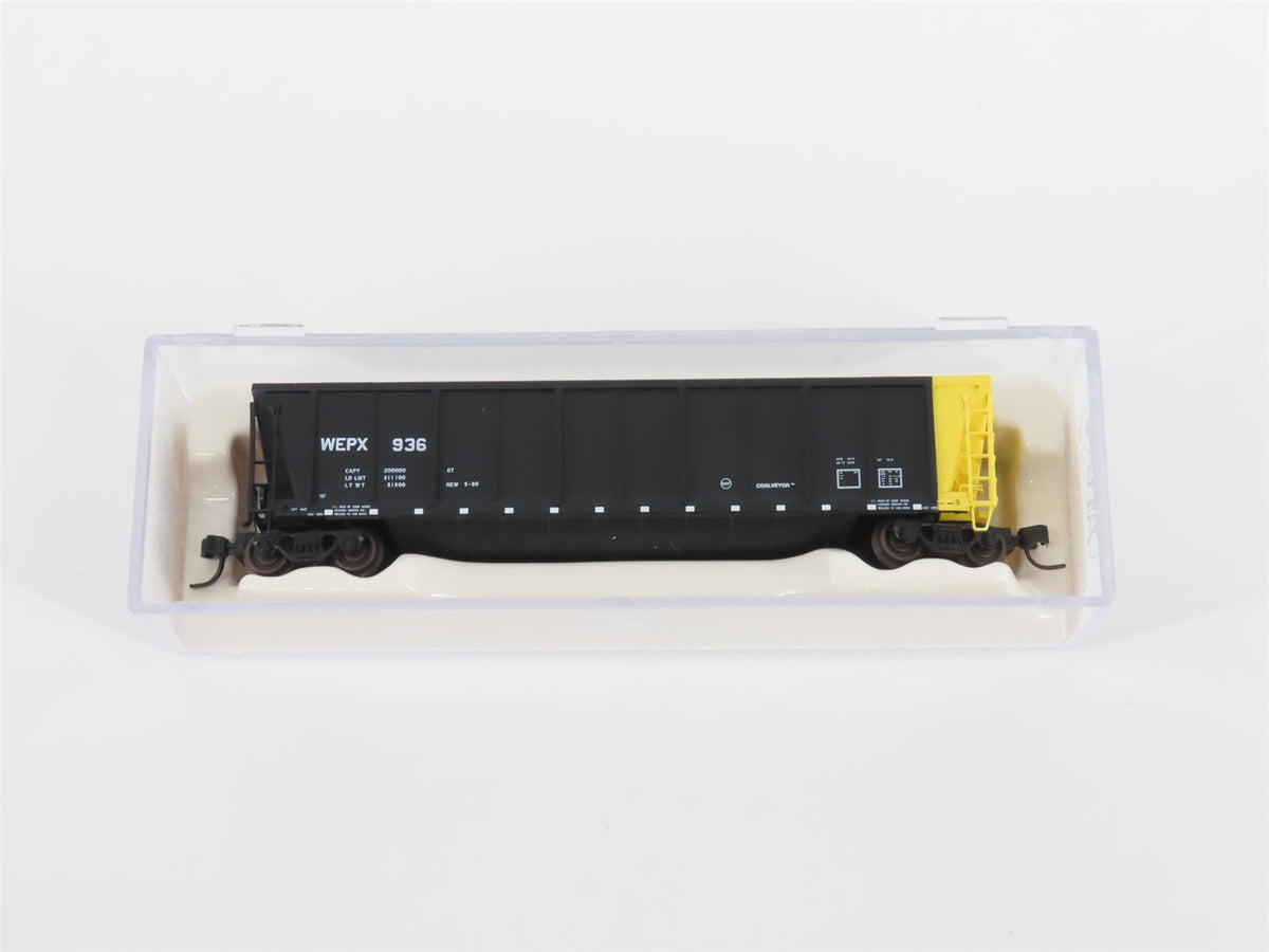 N Scale Atlas 43807-13 WEPX Wisconsin Electric Power Coalveyor #936 w/ Load