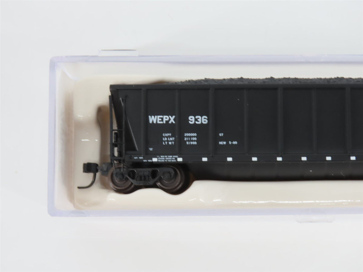 N Scale Atlas 43807-13 WEPX Wisconsin Electric Power Coalveyor #936 w/ Load