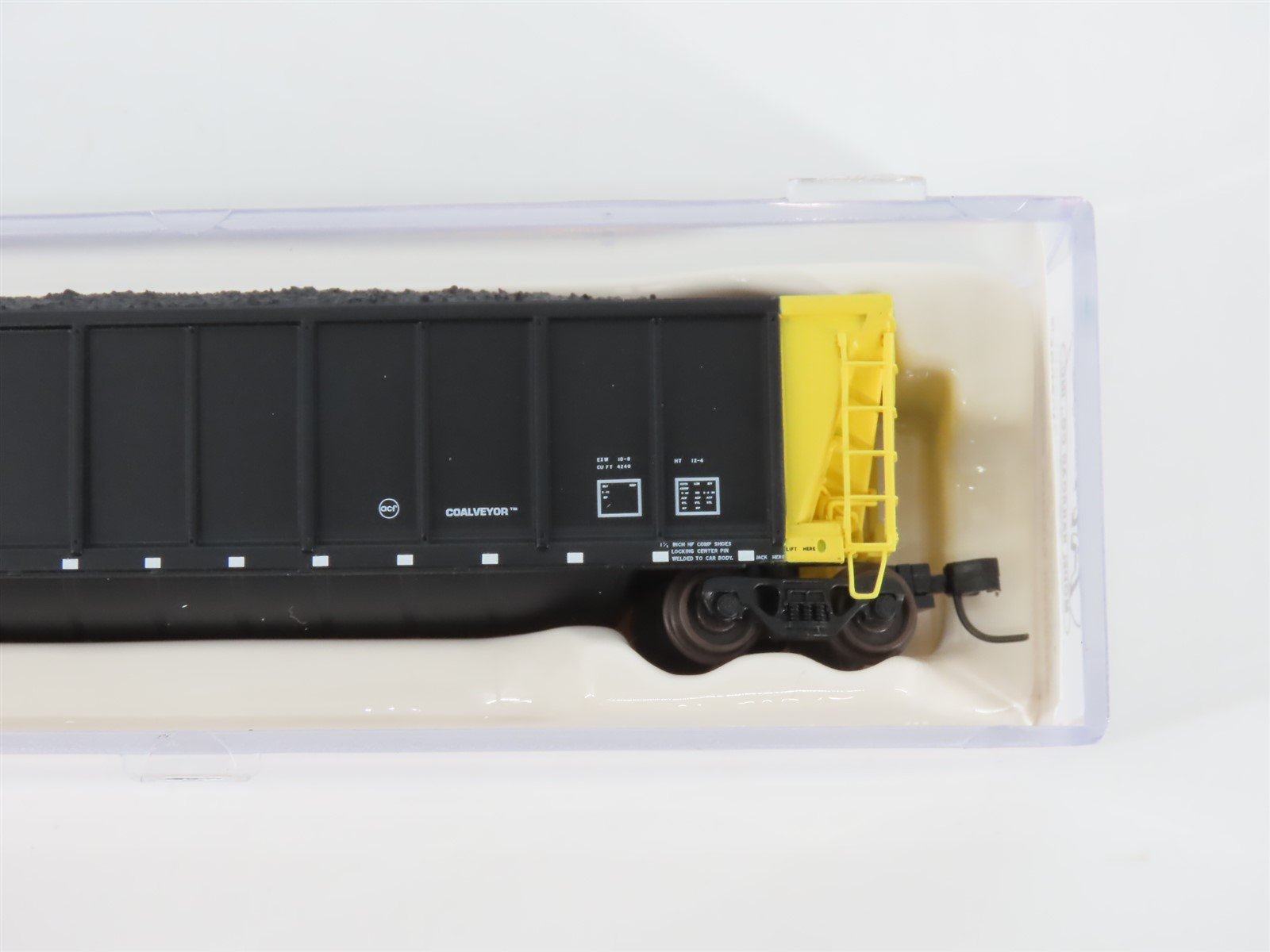 N Scale Atlas 43807-13 WEPX Wisconsin Electric Power Coalveyor #936 w/ Load