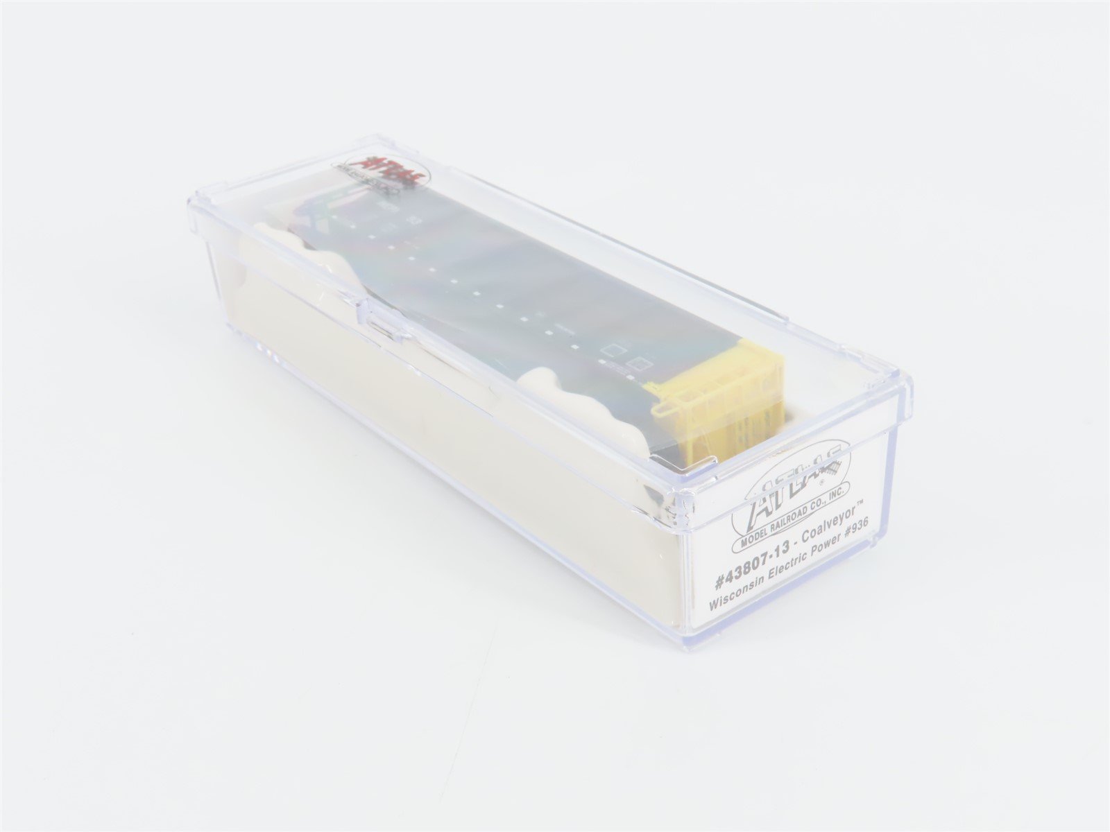 N Scale Atlas 43807-13 WEPX Wisconsin Electric Power Coalveyor #936 w/ Load