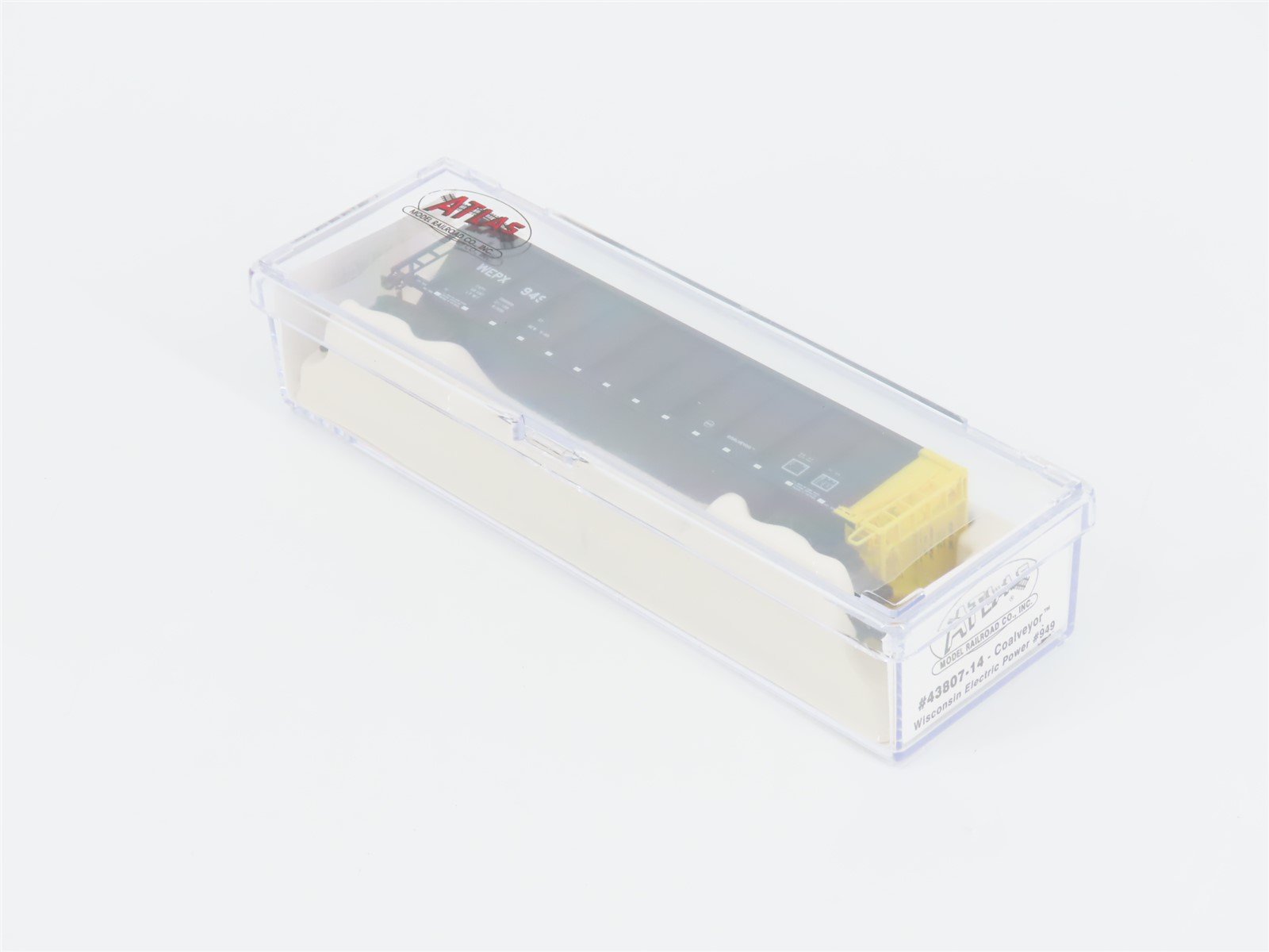 N Scale Atlas 43807-14 WEPX Wisconsin Electric Power Coalveyor #949 w/ Load