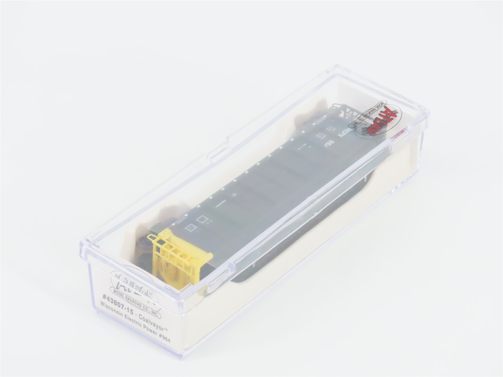 N Scale Atlas 43807-15 WEPX Wisconsin Electric Power Coalveyor #964 w/ Load