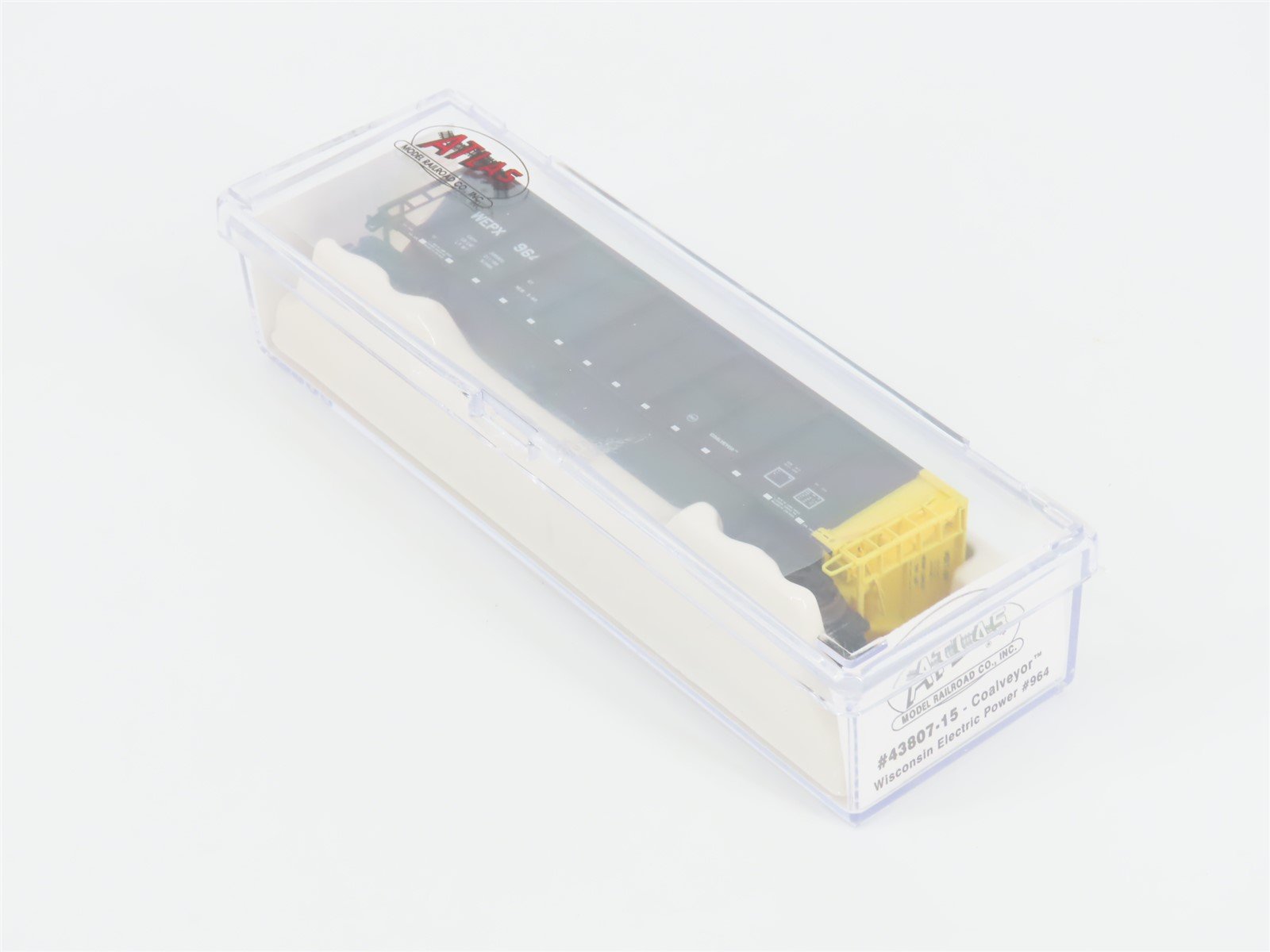 N Scale Atlas 43807-15 WEPX Wisconsin Electric Power Coalveyor #964 w/ Load