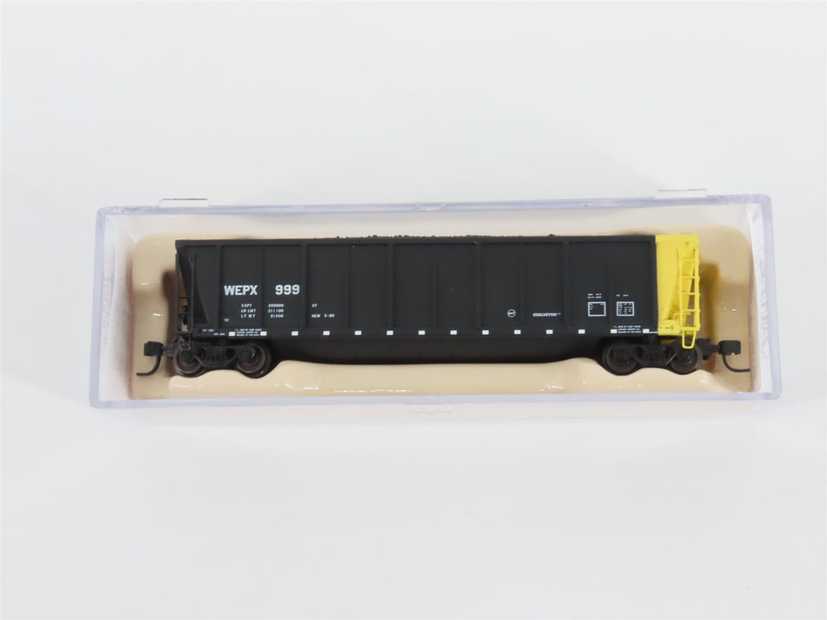 N Scale Atlas 43807-12 WEPX Wisconsin Electric Power Coalveyor #999 w/ Load